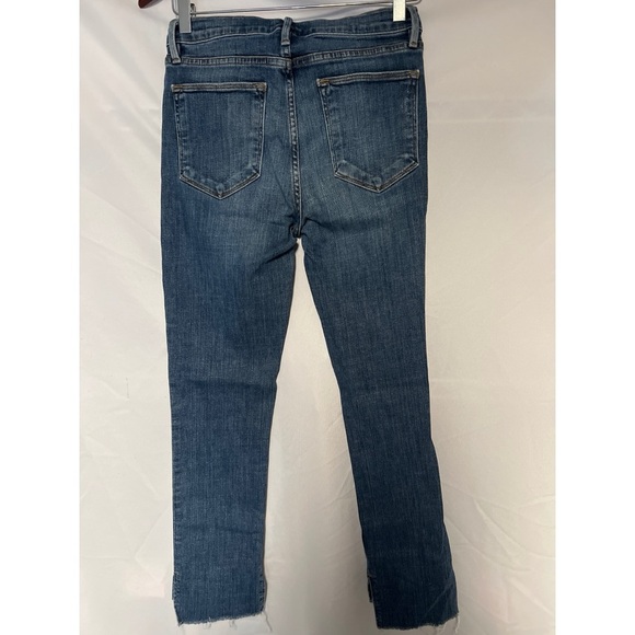 Frame Denim Blue Ankle Cropped Jeans - Picture 5 of 6